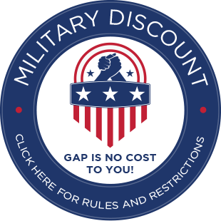 Military Discount GAP is no cost to you